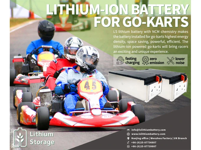 Le stockage au lithium entraîne la transition de l'électrification des karts au Royaume-même avec une technologie basée sur le Li-Ion