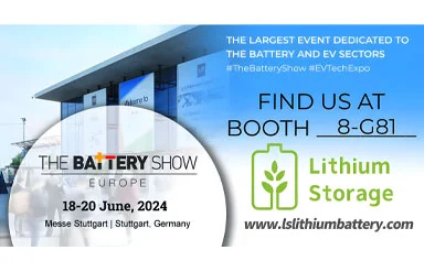 Le stockage au lithium brille à Battery Show Europe 2024 à Stuttgart, Allemagne